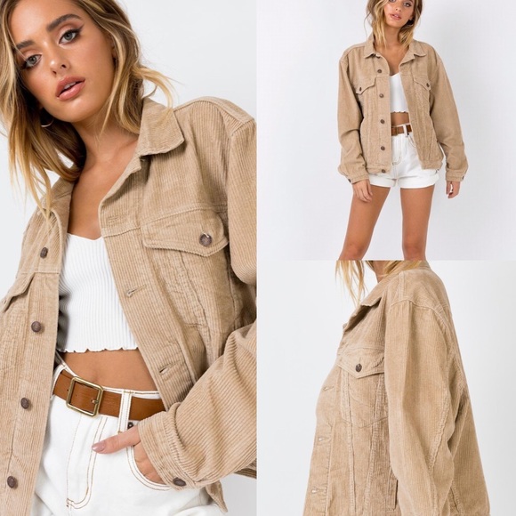 levi's beige corduroy jacket